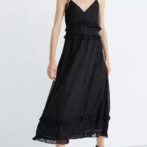 NWT Madewell Shimmer Ruffle Cami Dress